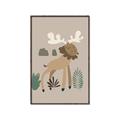 Picture of Moose in the woods _GroupedProduct_Rectangle_Portrait_Mini_ _GroupedProduct_Rectangle_Portrait_Canvas_Framed_