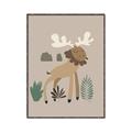 Picture of Moose in the woods _GroupedProduct_Rectangle_Portrait_Mini_ _GroupedProduct_Rectangle_Portrait_Canvas_Framed_