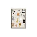 Picture of Animal Pals I _GroupedProduct_Rectangle_Portrait_Mini_ _GroupedProduct_Rectangle_Portrait_Canvas_Framed_