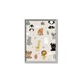 Picture of Animal Pals I _GroupedProduct_Rectangle_Portrait_Mini_ _GroupedProduct_Rectangle_Portrait_Canvas_Framed_