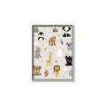 Picture of Animal Pals I _GroupedProduct_Rectangle_Portrait_Mini_ _GroupedProduct_Rectangle_Portrait_Canvas_Framed_