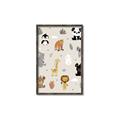 Picture of Animal Pals I _GroupedProduct_Rectangle_Portrait_Mini_ _GroupedProduct_Rectangle_Portrait_Canvas_Framed_