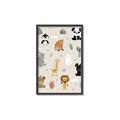 Picture of Animal Pals I _GroupedProduct_Rectangle_Portrait_Mini_ _GroupedProduct_Rectangle_Portrait_Canvas_Framed_