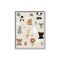 Picture of Animal Pals I _GroupedProduct_Rectangle_Portrait_Mini_ _GroupedProduct_Rectangle_Portrait_Canvas_Framed_