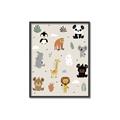 Picture of Animal Pals I _GroupedProduct_Rectangle_Portrait_Mini_ _GroupedProduct_Rectangle_Portrait_Canvas_Framed_