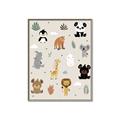 Picture of Animal Pals I _GroupedProduct_Rectangle_Portrait_Mini_ _GroupedProduct_Rectangle_Portrait_Canvas_Framed_