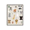 Picture of Animal Pals I _GroupedProduct_Rectangle_Portrait_Mini_ _GroupedProduct_Rectangle_Portrait_Canvas_Framed_