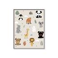 Picture of Animal Pals I _GroupedProduct_Rectangle_Portrait_Mini_ _GroupedProduct_Rectangle_Portrait_Canvas_Framed_