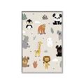 Picture of Animal Pals I _GroupedProduct_Rectangle_Portrait_Mini_ _GroupedProduct_Rectangle_Portrait_Canvas_Framed_