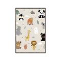 Picture of Animal Pals I _GroupedProduct_Rectangle_Portrait_Mini_ _GroupedProduct_Rectangle_Portrait_Canvas_Framed_