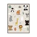 Picture of Animal Pals I _GroupedProduct_Rectangle_Portrait_Mini_ _GroupedProduct_Rectangle_Portrait_Canvas_Framed_