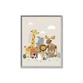 Picture of Animal Pals III _GroupedProduct_Rectangle_Portrait_Mini_ _GroupedProduct_Rectangle_Portrait_Canvas_Framed_