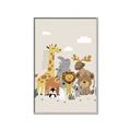 Picture of Animal Pals III _GroupedProduct_Rectangle_Portrait_Mini_ _GroupedProduct_Rectangle_Portrait_Canvas_Framed_