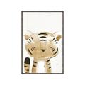 Picture of Timid Tiger  _GroupedProduct_Rectangle_Portrait_Mini_ _GroupedProduct_Rectangle_Portrait_Canvas_Framed_
