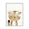 Picture of Timid Tiger  _GroupedProduct_Rectangle_Portrait_Mini_ _GroupedProduct_Rectangle_Portrait_Canvas_Framed_