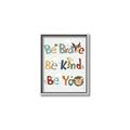 Picture of Be Kind Animals _GroupedProduct_Rectangle_Portrait_Mini_ _GroupedProduct_Rectangle_Portrait_Canvas_Framed_