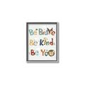 Picture of Be Kind Animals _GroupedProduct_Rectangle_Portrait_Mini_ _GroupedProduct_Rectangle_Portrait_Canvas_Framed_
