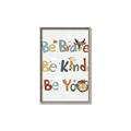 Picture of Be Kind Animals _GroupedProduct_Rectangle_Portrait_Mini_ _GroupedProduct_Rectangle_Portrait_Canvas_Framed_
