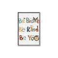 Picture of Be Kind Animals _GroupedProduct_Rectangle_Portrait_Mini_ _GroupedProduct_Rectangle_Portrait_Canvas_Framed_