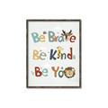 Picture of Be Kind Animals _GroupedProduct_Rectangle_Portrait_Mini_ _GroupedProduct_Rectangle_Portrait_Canvas_Framed_
