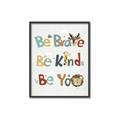 Picture of Be Kind Animals _GroupedProduct_Rectangle_Portrait_Mini_ _GroupedProduct_Rectangle_Portrait_Canvas_Framed_