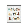 Picture of Be Kind Animals _GroupedProduct_Rectangle_Portrait_Mini_ _GroupedProduct_Rectangle_Portrait_Canvas_Framed_