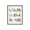 Picture of Be Kind Animals _GroupedProduct_Rectangle_Portrait_Mini_ _GroupedProduct_Rectangle_Portrait_Canvas_Framed_