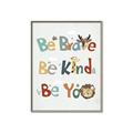 Picture of Be Kind Animals _GroupedProduct_Rectangle_Portrait_Mini_ _GroupedProduct_Rectangle_Portrait_Canvas_Framed_