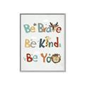 Picture of Be Kind Animals _GroupedProduct_Rectangle_Portrait_Mini_ _GroupedProduct_Rectangle_Portrait_Canvas_Framed_