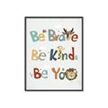 Picture of Be Kind Animals _GroupedProduct_Rectangle_Portrait_Mini_ _GroupedProduct_Rectangle_Portrait_Canvas_Framed_