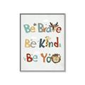 Picture of Be Kind Animals _GroupedProduct_Rectangle_Portrait_Mini_ _GroupedProduct_Rectangle_Portrait_Canvas_Framed_