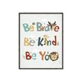 Picture of Be Kind Animals _GroupedProduct_Rectangle_Portrait_Mini_ _GroupedProduct_Rectangle_Portrait_Canvas_Framed_