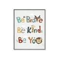 Picture of Be Kind Animals _GroupedProduct_Rectangle_Portrait_Mini_ _GroupedProduct_Rectangle_Portrait_Canvas_Framed_