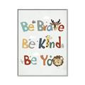 Picture of Be Kind Animals _GroupedProduct_Rectangle_Portrait_Mini_ _GroupedProduct_Rectangle_Portrait_Canvas_Framed_