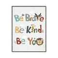 Picture of Be Kind Animals _GroupedProduct_Rectangle_Portrait_Mini_ _GroupedProduct_Rectangle_Portrait_Canvas_Framed_