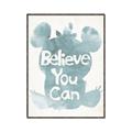 Picture of Believe you can  _GroupedProduct_Rectangle_Portrait_Mini_ _GroupedProduct_Rectangle_Portrait_Canvas_Framed_