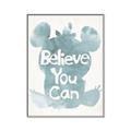 Picture of Believe you can  _GroupedProduct_Rectangle_Portrait_Mini_ _GroupedProduct_Rectangle_Portrait_Canvas_Framed_