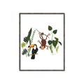 Picture of Hanging in the rainforest I _GroupedProduct_Rectangle_Portrait_Mini_ _GroupedProduct_Rectangle_Portrait_Canvas_Framed_
