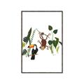 Picture of Hanging in the rainforest I _GroupedProduct_Rectangle_Portrait_Mini_ _GroupedProduct_Rectangle_Portrait_Canvas_Framed_