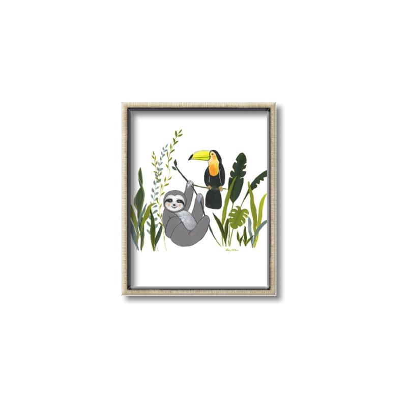 Picture of Hanging in the rainforest II _GroupedProduct_Rectangle_Portrait_Mini_ _GroupedProduct_Rectangle_Portrait_Canvas_Framed_