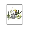 Picture of Hanging in the rainforest II _GroupedProduct_Rectangle_Portrait_Mini_ _GroupedProduct_Rectangle_Portrait_Canvas_Framed_