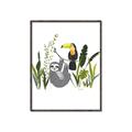 Picture of Hanging in the rainforest II _GroupedProduct_Rectangle_Portrait_Mini_ _GroupedProduct_Rectangle_Portrait_Canvas_Framed_