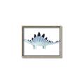 Picture of Pale Blue Stegosaurus _GroupedProduct_Rectangle_Landscape_Mini_ _GroupedProduct_Rectangle_Landscape_Canvas_Framed_
