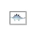 Picture of Pale Blue Stegosaurus _GroupedProduct_Rectangle_Landscape_Mini_ _GroupedProduct_Rectangle_Landscape_Canvas_Framed_
