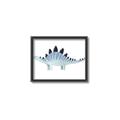 Picture of Pale Blue Stegosaurus _GroupedProduct_Rectangle_Landscape_Mini_ _GroupedProduct_Rectangle_Landscape_Canvas_Framed_