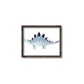 Picture of Pale Blue Stegosaurus _GroupedProduct_Rectangle_Landscape_Mini_ _GroupedProduct_Rectangle_Landscape_Canvas_Framed_