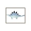 Picture of Pale Blue Stegosaurus _GroupedProduct_Rectangle_Landscape_Mini_ _GroupedProduct_Rectangle_Landscape_Canvas_Framed_