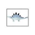 Picture of Pale Blue Stegosaurus _GroupedProduct_Rectangle_Landscape_Mini_ _GroupedProduct_Rectangle_Landscape_Canvas_Framed_