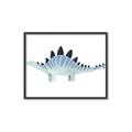 Picture of Pale Blue Stegosaurus _GroupedProduct_Rectangle_Landscape_Mini_ _GroupedProduct_Rectangle_Landscape_Canvas_Framed_