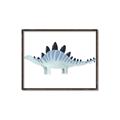 Picture of Pale Blue Stegosaurus _GroupedProduct_Rectangle_Landscape_Mini_ _GroupedProduct_Rectangle_Landscape_Canvas_Framed_
